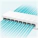 Ls1008 8-port Desktop Wallmount 10 100mbps Network Switch Hub Divisore Di Ethernet Plug And Play Custodia In Plastica - Foto miniatura 3