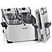 Doppia Friggitrice 2x3,5l 4000w Acciaio Inox - Kcpfr70x - Foto miniatura 1