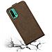 Custodia Compatibile Con Xiaomi Redmi 9t / Poco M3 In Bruno Caffè - Coperchio Protettivo In Design Flip Con Chiusura Magnetica - Foto miniatura 5