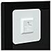 Specchio Da Parete Nero 100x40 Cm Metallo - Foto miniatura 5