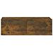 Mobili TV Parete 2pz Rovere Fumo 100x30x30 cm Legno Multistrato - Foto miniatura 4