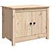 Tavolino Da Salotto 71x49x55 Cm In Legno Massello Di Pino - Foto miniatura 1