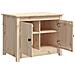 Tavolino Da Salotto 71x49x55 Cm In Legno Massello Di Pino - Foto miniatura 6