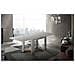 Tavolo Allungabile Otto, Consolle Ausiliare Da Cucina, Tavolo Allungabile, 100% Made In Italy, Cm 90x90h75, Ardesia - Foto miniatura 1