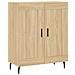 Credenza Rovere Sonoma 69,5x34x90 Cm In Legno Multistrato - Foto miniatura 2