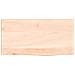 Ripiano a Parete 40x20x6 cm Legno Massello Rovere Non Trattato - Foto miniatura 2