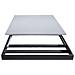 Tavolo Allungabile 90x160/220 Cm Cumar Telaio Antracite - Bianco Frassino - Foto miniatura 2