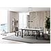 Tavolo Allungabile 90x160/220 Cm Cumar Telaio Antracite - Bianco Frassino - Foto miniatura 4