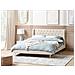 Letto Matrimoniale Velluto Beige 180 X 200 Cm Forbach - Foto miniatura 1