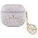 Cover Per Airpods 3 4g Script Con Charm Brillante Ornato Da Strass, Rosa Antico - Foto miniatura 1