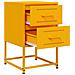 Comodini 2 Pz Giallo Senape 36x39x60,5 Cm In Acciaio - Foto miniatura 9