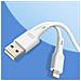 Cavo Di Ricarica E Sincronizzazione Da Usb A Lightning, Bianco - Foto miniatura 3