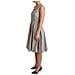 Abito A Trapezio In Cotone A Pois Beige - It44-l - Foto miniatura 3