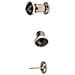 Bottoni A Pressione Senza Cuciture, Bottoni Rotondi Con Strass Piatti Sul Retro (10 Pezzi) Black - Foto miniatura 3