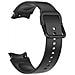 Cinturino In Silicone Per Samsung Galaxy Watch 5 - (40/44/45 Mm Pro) Black - Foto miniatura 2