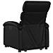 Poltrona Alzapersona Massaggiante Elettrica Nera in Similpelle - Foto miniatura 4