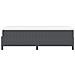 Letto con Rete a Molle con Materasso Grigio Scuro 90x200 cm Tessuto di Corduroy - Foto miniatura 8