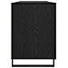 Scrivania Rovere nero 140 x 50 x 75 cm Legno multistrato - Foto miniatura 7