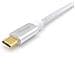 128356 Cavo USB 3.2 Gen 2 da C a C, M /M, 1,0 m, PD 100W, 4K / 60Hz, 10Gbps, bianco - Foto miniatura 4