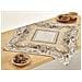 Tovaglia Centrotavola Centrino Tavolo Fantasie Natalizie Cinigliato Piazzato Made Italy 90x90 Chalet Brown - Foto miniatura 2