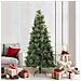Albero di Natale Artificiale con Rami Pieghevoli Verde 210 cm - Foto miniatura 2