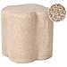 Pouf Mancos Bouclé Beige - Foto miniatura 2