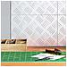 Dischi Quadrati 4 pcs Argento 30 x 20 cm Alluminio - Foto miniatura 3