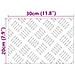 Dischi Quadrati 4 pcs Argento 30 x 20 cm Alluminio - Foto miniatura 8