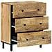 Credenza 60x33x75 cm in Legno Massello di Mango - Foto miniatura 4