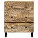 Credenza 60x33x75 cm in Legno Massello di Mango - Foto miniatura 5