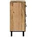 Credenza 60x33x75 cm in Legno Massello di Mango - Foto miniatura 6