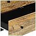 Credenza 60x33x75 cm in Legno Massello di Mango - Foto miniatura 9