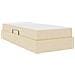 Letto con contenitore e materasso Crema 90 x 190 cm Poliestere - Foto miniatura 5
