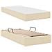 Letto con contenitore e materasso Crema 90 x 190 cm Poliestere - Foto miniatura 8