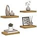 Scaffale da parete 4 pcs Marrone 40 x 23,5 x 4 cm - Foto miniatura 3