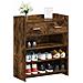 Mobile per scarpe con cassetto Rovere Fumo 73,5 x 36 x 92 cm - Foto miniatura 2