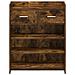 Mobile per scarpe con cassetto Rovere Fumo 73,5 x 36 x 92 cm - Foto miniatura 4