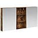 Set di Armadi da Bagno con lo scaffale 3 pcs 140 x 14,5 x 70 cm - Foto miniatura 1