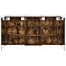Set di Armadi da Bagno con lo scaffale 3 pcs 140 x 14,5 x 70 cm - Foto miniatura 7