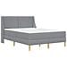 Struttura letto con materasso Grigio chiaro 140 x 200 cm - Foto miniatura 3
