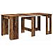 Tavolo da Pranzo 180 x 85 x 75 cm Legno ingegnerizzato - Foto miniatura 1