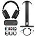 RS275 Black Cuffie Wireless Bluetooth AuraCast Trasmettitore HDMI Ottico Analogico Suono 3D Supporto - Foto miniatura 4