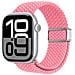 Cinturino Orologio per Apple Watch Series 11 10 42mm - Nylon, Rosa - Foto miniatura 2