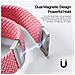 Cinturino Orologio per Apple Watch Series 11 10 42mm - Nylon, Rosa - Foto miniatura 3