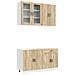 Unità Cucina PORTO 4 pcs Rovere Sonoma Legno ingegnerizzato - Foto miniatura 1