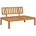 Set Divano Pallet da Giardino 6 pz con Cuscini Massello Acacia - Foto miniatura 4
