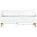 Mobile TV LED Bianco Lucido Legno ingegnerizzato - Foto miniatura 6