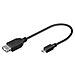 ICOC MUSB-AAF-002 - Cavo USB 2.0 A femmina / Micro B maschio 0.2 m - Foto miniatura 1