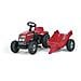 Trattore Kid Massey Ferguson c / Rimorchio 142x47x52 012305 - Foto miniatura 1