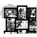 Portafoto Multiplo Cornice Mosaico Quadro 12 Foto Nero Camera - Foto miniatura 3